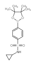 4-(N-Cyclopropylsulfonamide)phenylboronic acid pinacol ester - Chemical structure and product image