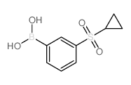 3-(Cyclopropylsulfonyl)phenylboronic acid - Chemical structure and product image
