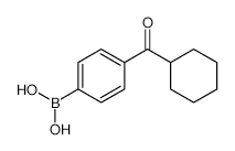 4-(Cyclohexanecarbonyl)phenylboronic acid - Chemical structure and product image
