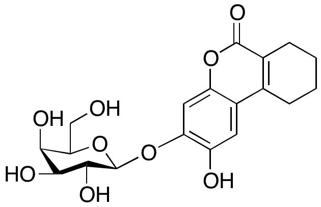 3,4-Cyclohexenoesculetin beta-D-Galactopyranoside - Chemical structure and product image