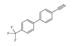 4-Cyano-4â€™-(Trifluoromethyl)biphenyl - Chemical structure and product image