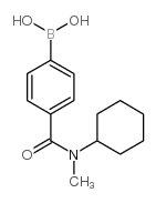 N-Cyclohexyl-N-methyl 4-boronobenzamide - Chemical structure and product image