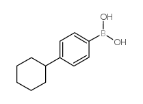 4-Cyclohexylphenylboronic acid - Chemical structure and product image