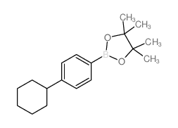 4-Cyclohexylphenylboronic acid, pinacol ester - Chemical structure and product image