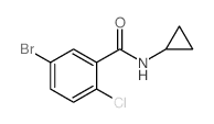 Cyclopropyl 5-bromo-2-chlorobenzamide - Chemical structure and product image