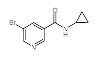 N-Cyclopropyl 5-bromonicotinamide - Chemical structure and product image