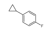 1-Cyclopropyl-4-fluorobenzene - Chemical structure and product image