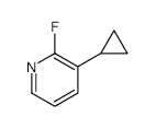3-Cyclopropyl-2-fluoropyridine - Chemical structure and product image