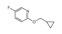 2-(Cyclopropylmethoxy)-5-fluoropyridine - Chemical structure and product image