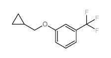 1-(Cyclopropylmethoxy)-3-(trifluoromethyl)benzene - Chemical structure and product image