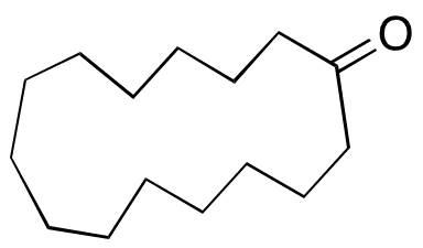 Cyclopentadecanone - Chemical structure and product image