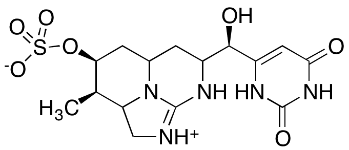 Cylindrospermopsin (NRC Certified Calibration Solution)Concentration: 30 Î¼mol/L of CYN in Filtered, Deionized WaterDiscontinued - Chemical structure and product image