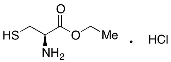 L-Cysteine Ethyl Ester Hydrochloride - Chemical structure and product image