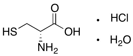 D-Cysteine Hydrochloride Monohydrate - Chemical structure and product image