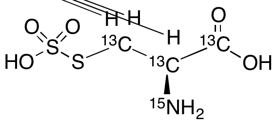 Cysteine-S-sulfate-13C3,15N - Chemical structure and product image