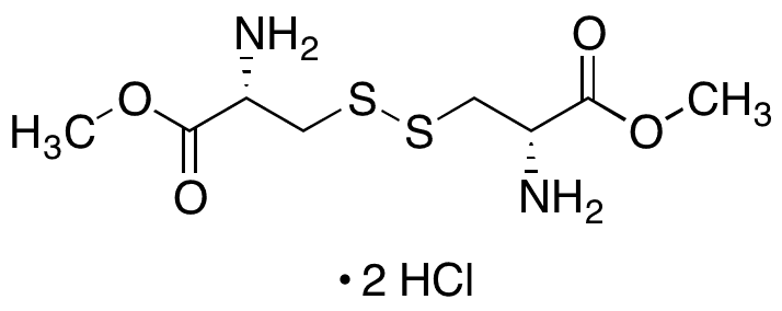 D-Cystine Dimethyl Ester Dihydrochloride - Chemical structure and product image
