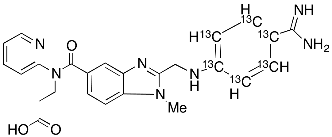 Dabigatran-13C6 - Chemical structure and product image