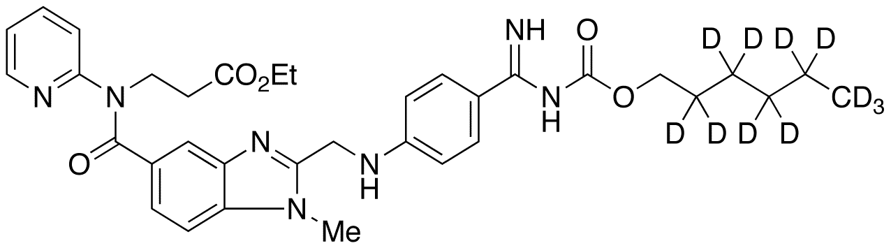 Dabigatran Etexilate-d11 - Chemical structure and product image