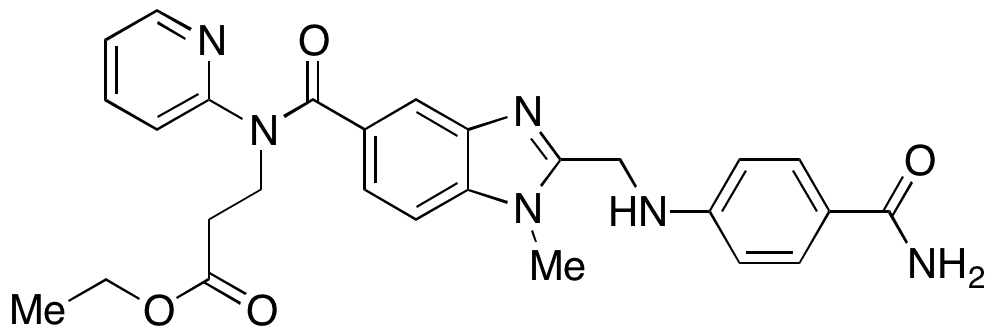 Dabigatran Carboxamide Ethyl Ester - Chemical structure and product image
