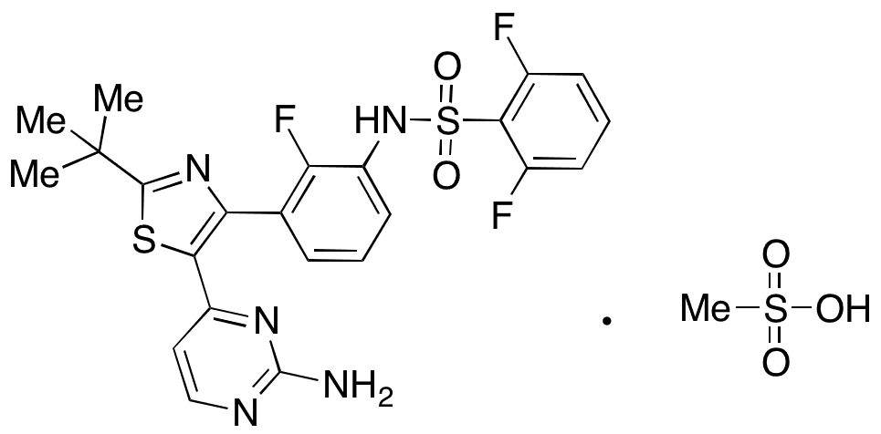 Dabrafenib Mesylate - Chemical structure and product image