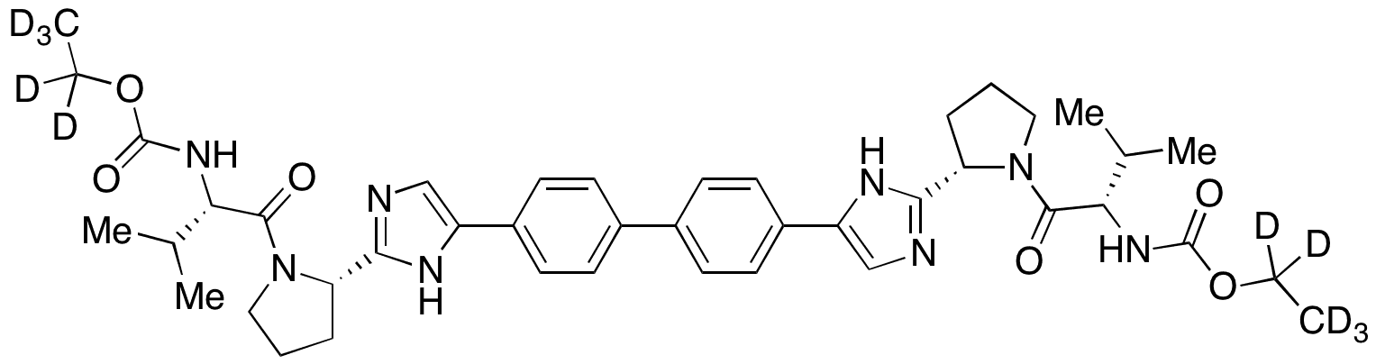 Daclatasvir Diethyl Ester-d10 - Chemical structure and product image