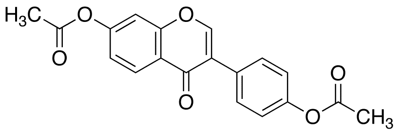 Daidzein Diacetate - Chemical structure and product image