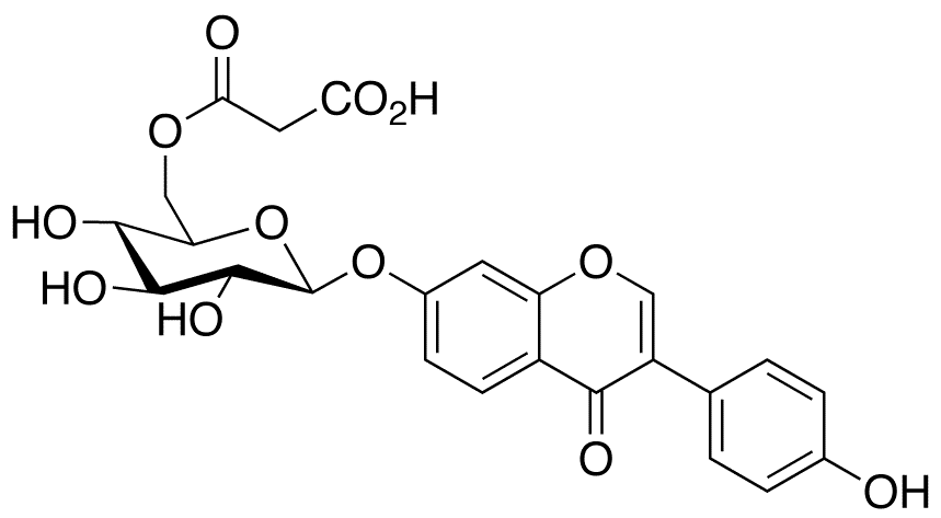 Daidzin 6-O-Malonate - Chemical structure and product image