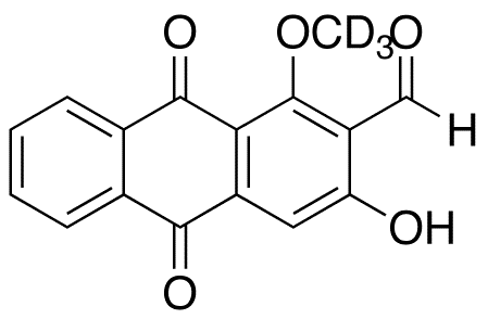 Damnacanthal-d3 - Chemical structure and product image
