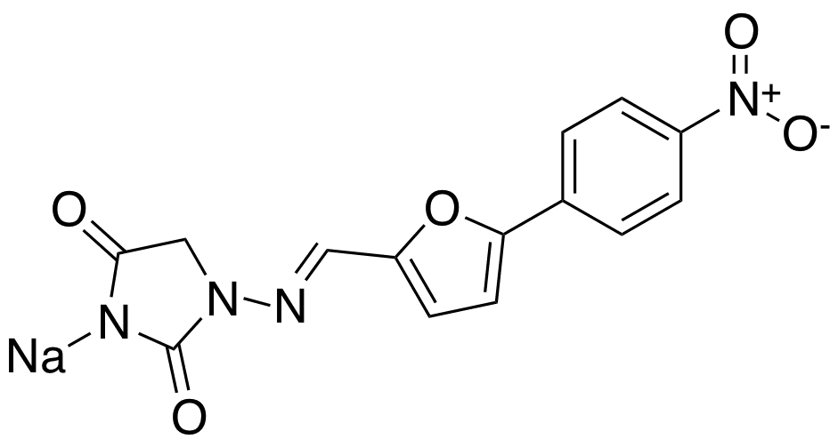 Dantrolene Sodium Salt - Chemical structure and product image