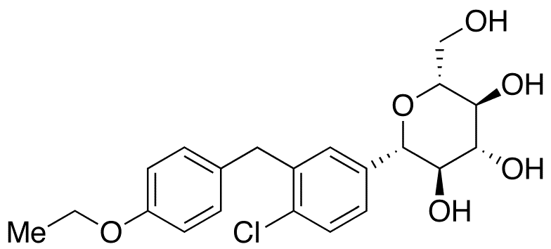 Dapagliflozin - Chemical structure and product image