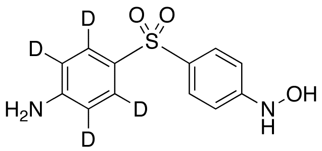 Dapsone Hydroxylamine-d4 - Chemical structure and product image
