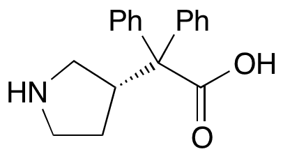 Darifenacin(acetic Acid) Des-(5-Ethyl-2,3-dihydrobenzofuran) (Darifenacin Impurity) - Chemical structure and product image