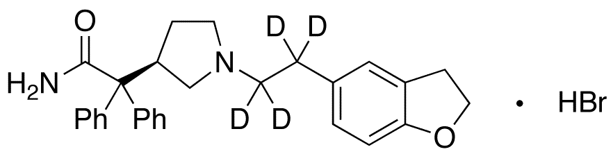 (R)-Darifenacin-d4 Hydrobromide - Chemical structure and product image