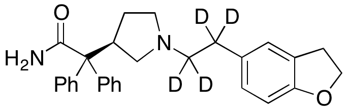 (R)â€‹-â€‹Darifenacin-d4 - Chemical structure and product image