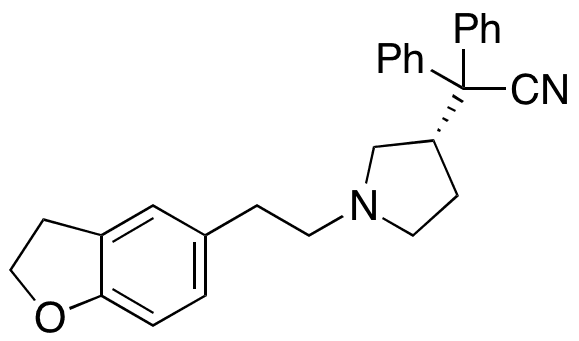 (S)-Darifenacin Nitrile - Chemical structure and product image