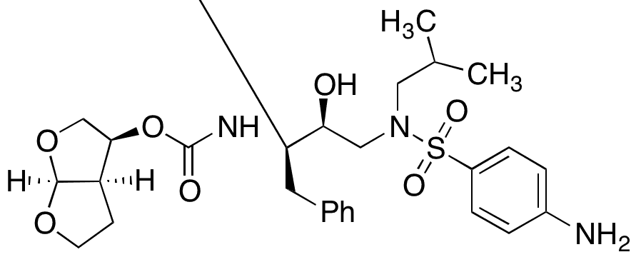 (+)-Darunavir - Chemical structure and product image