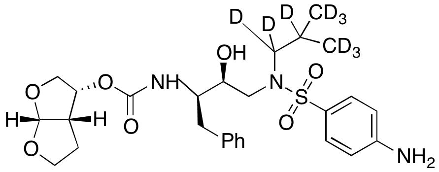 (+)-Darunavir-d9 - Chemical structure and product image