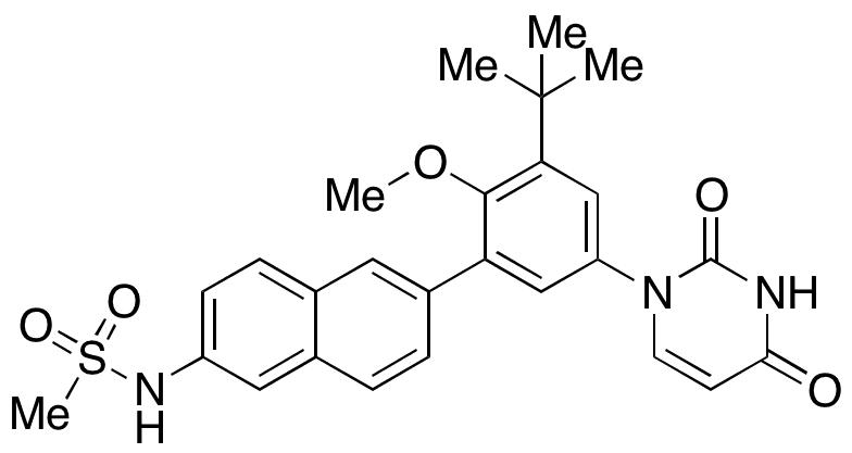 Dasabuvir - Chemical structure and product image