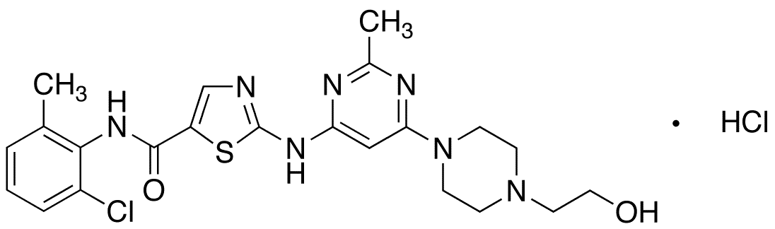 Dasatinib - Chemical structure and product image