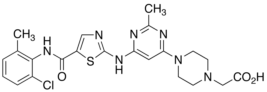 Dasatinib Carboxylic Acid - Chemical structure and product image