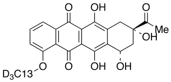 Daunomycinone-13C,d3 - Chemical structure and product image
