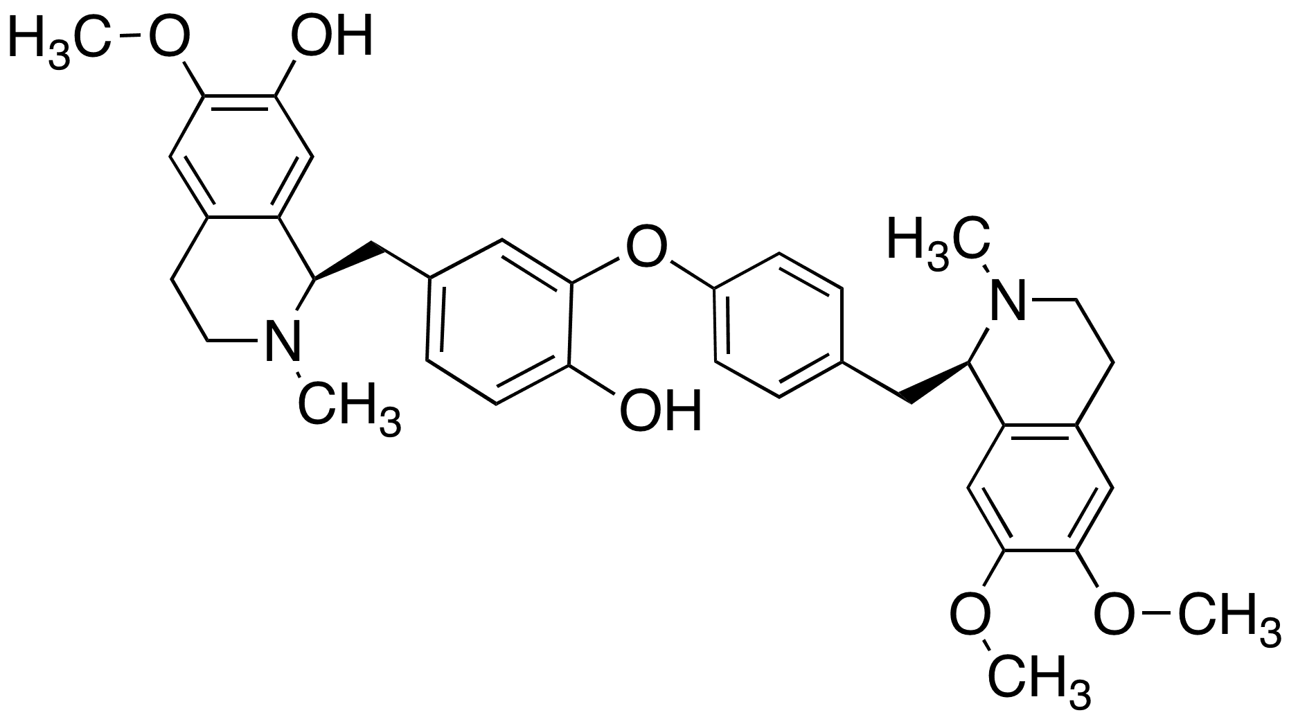 Daurisoline - Chemical structure and product image