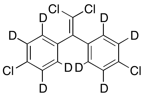 4,4â€™-Dichlorodiphenyldichloroethylene - d8 - Chemical structure and product image