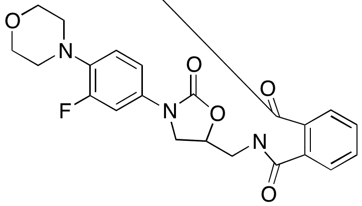 rac-Deacetamide Linezolid Phthalimide - Chemical structure and product image