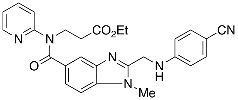 Deacetamidine Cyano Dabigatran Ethyl Ester - Chemical structure and product image