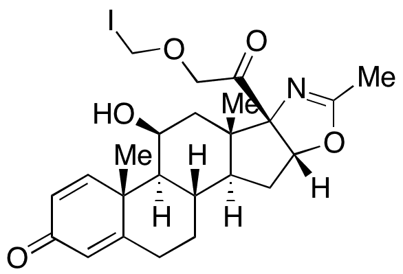 21-Desacetyl 21-O-Iodometyl Deflazacort - Chemical structure and product image
