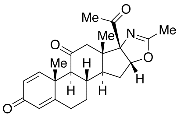 21-Deacetoxy 11-Oxodeflazacort - Chemical structure and product image
