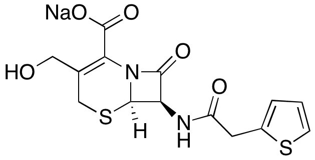 Deacetylcephalothin Sodium Salt - Chemical structure and product image
