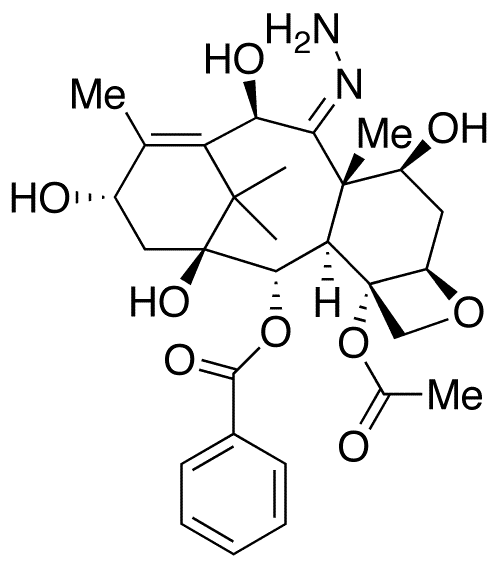 10-Deacetyl-9-deoxo Baccatin III 9-Hydrazone - Chemical structure and product image