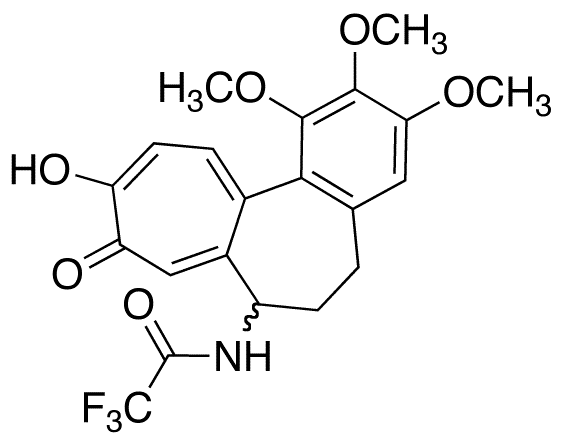 (R/S)-N-Deacetyl Colchiceine N-Trifluroracetate - Chemical structure and product image